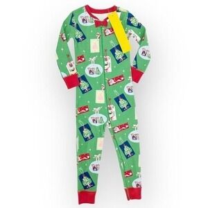 TBBC NWT 2T Girls Noelle's Night Night, Need A Little Christmas Sleeper Full Zip